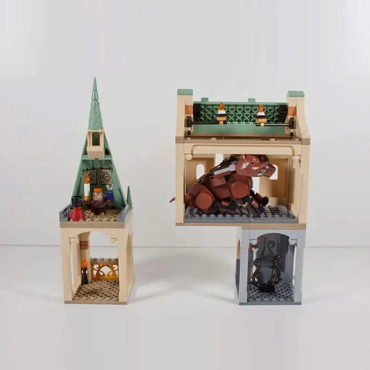 MOC Harry Potter 60138 Hogwarts Fluffy Encounter Bricks Toys