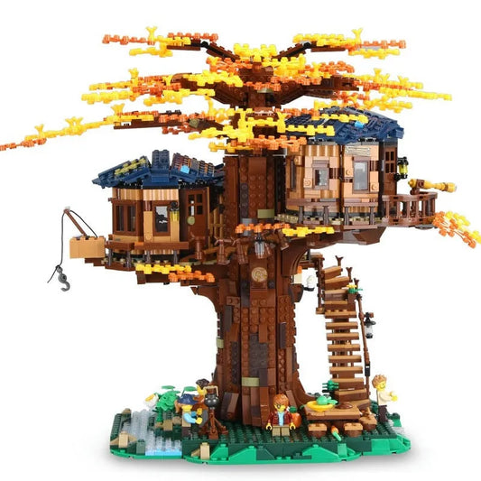 MOC Ideas Creator Expert Tree House Bricks Toys 6007