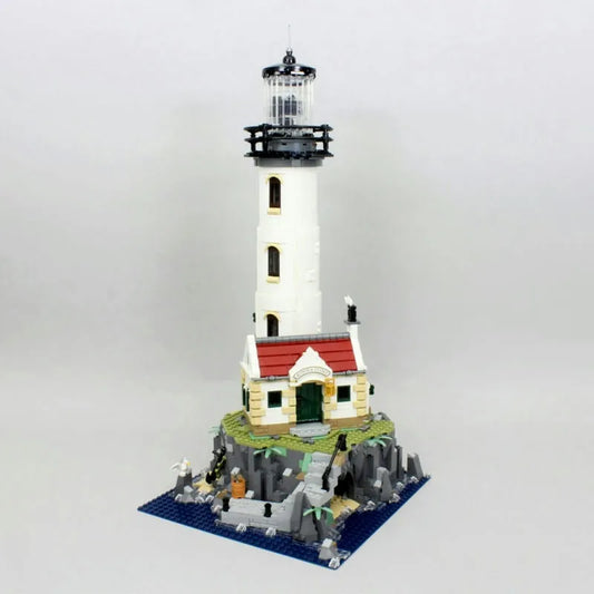 Ideas Motorized Light House MOC Bricks Toy 92882