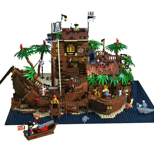 MOC Ideas Pirates Of Barracuda Bay Ship 49016 Bricks Toys