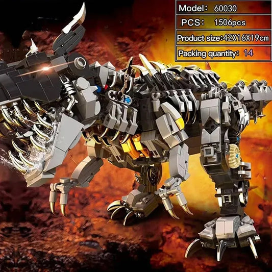MOC Mechanical Ancient Beasts Dinosaur Bricks Toy