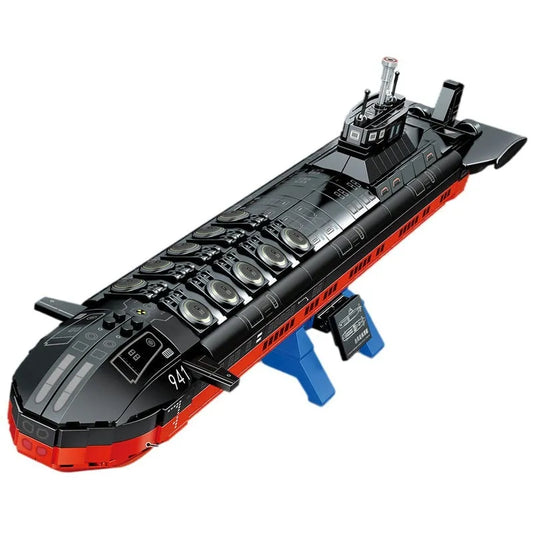 Military Nuclear Submarine Navy Warship Bricks Toys