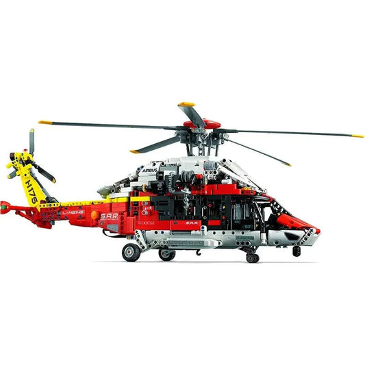 Motorized Airbus H175 Rescue Helicopter Bricks MOC Toy