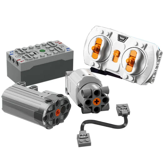 MOC Motorized APP RC Bugatti Chiron Racing Car Bricks Toy