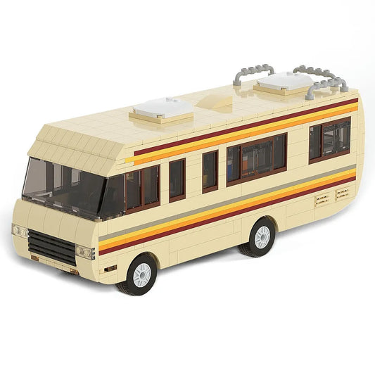MOC Movie Breaking Bad RV Car Bricks Toy