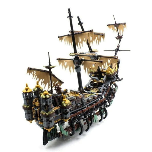 Movie Creative MOC Silent Mary Pirates Ship Bricks Toys 16042