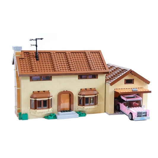 MOC Movie Creator The Simpsons House Bricks Toys