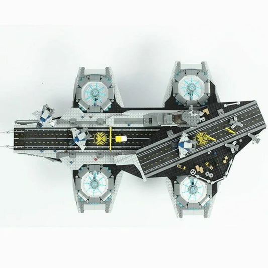 Movie MOC Super Hero The SHIELD Helicarrier Bricks Toy 07043
