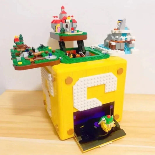 MOC Super Mario Movie 64 Question Mark Bricks Toy