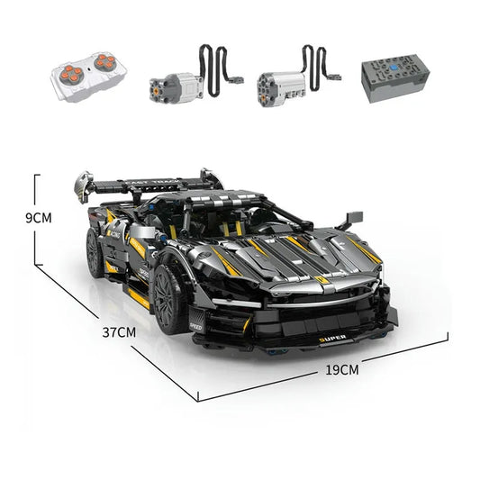 MOC RC APP Super Racing FLL SP3 Sports Car Bricks Toys