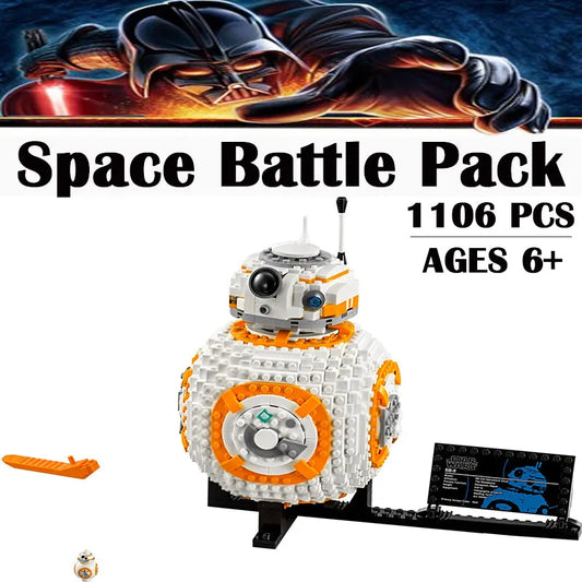 Star Wars MOC BB-8 Robot Bricks Toys 10906