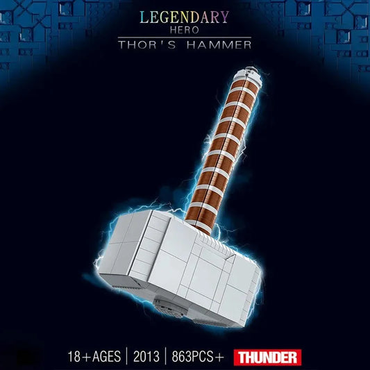 Super Heroes MOC 2013 Marvel Thor's Hammer Bricks Toys