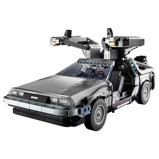 MOC Tech Experts DeLorean DMC-12 Back To The Future Car Bricks Toy