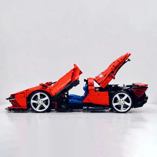 Tech MOC Ferrari Daytona SP3 Racing Hyper Car Bricks Toy 81998