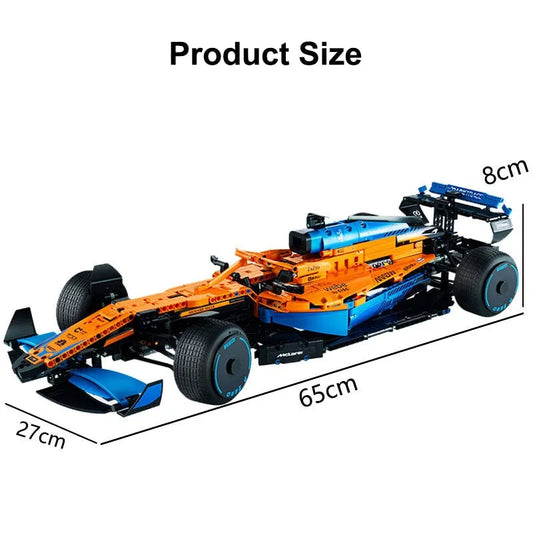 Tech MOC P9926 McLaren Formula 1 Racing Car Bricks Toy