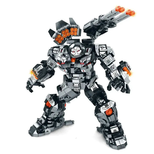 MOC Transforming Super Heroes Steel Mecha Robot Bricks Toy