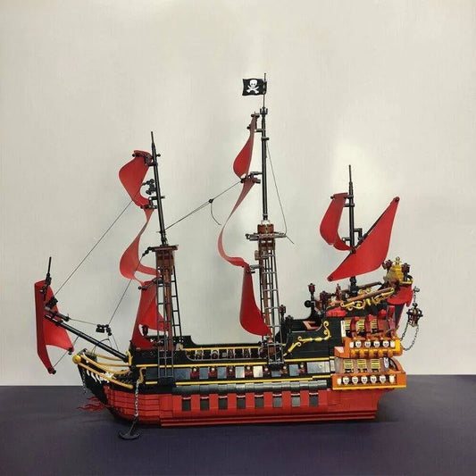 MOC 6002 Pirates Of Caribbean Queen Anne's Revenge Ship Kids Toys