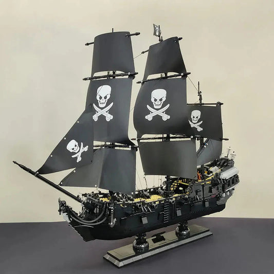 MOC Pirates Of The Caribbean Black Pearl Ship Bricks Toys