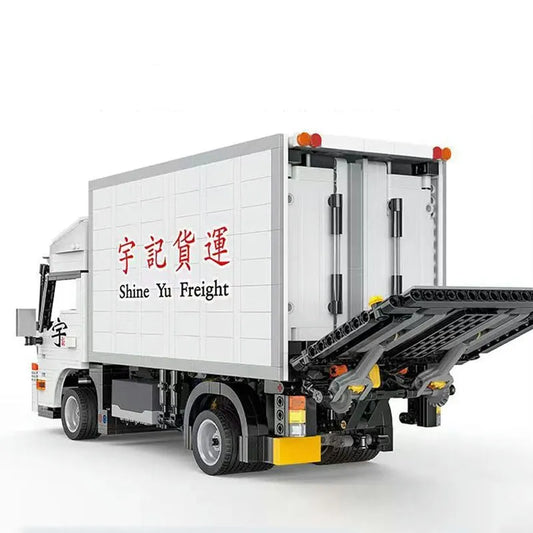 Medium City Truck With Tail Lift RC APP Bricks Toys MOC 22010