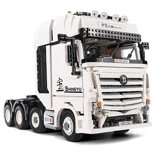 MOC RC Motorized Heavy Container Truck Bricks Toy QC007