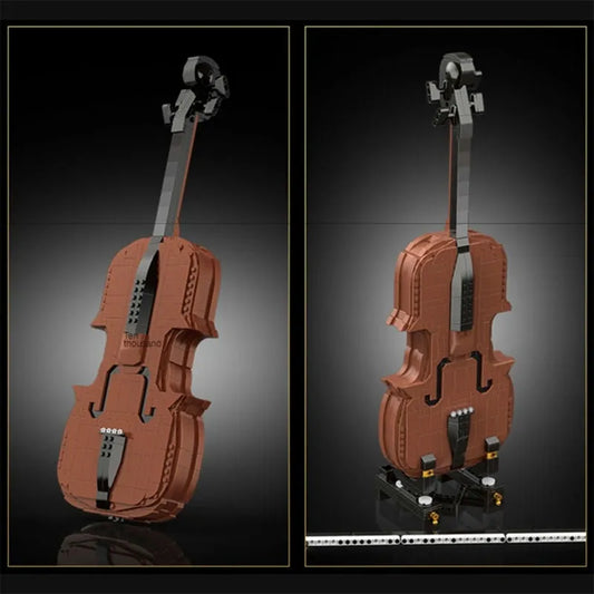 Tech MOC Expert APP RC Motorized Dream Violin Bricks Toy