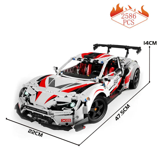 Tech MOC Toyota GT86 Classic Sports Car Bricks Toy 23002