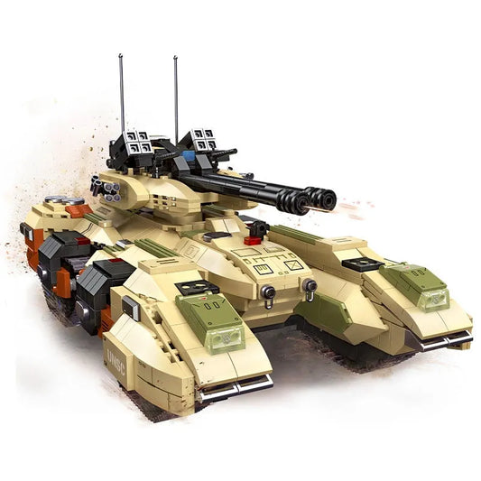 Army MOC Military M850 Grizzly Tank Bricks Toy