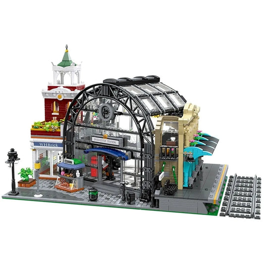 Expert Creator Train Station Meeting Point Bricks Toy EU