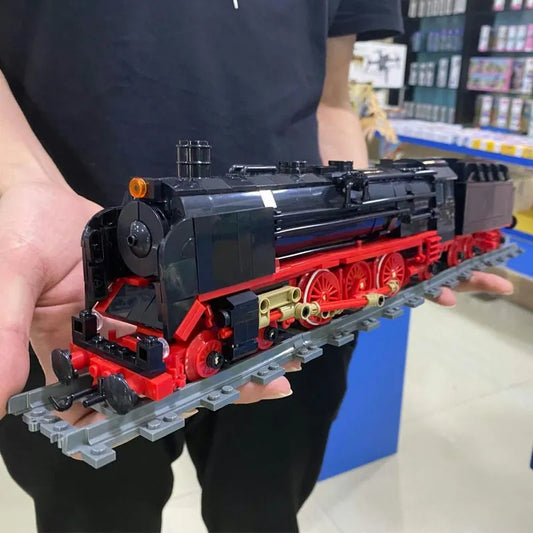 Expert MOC BR01 Steam Locomotive Train Bricks Toy 59004