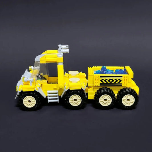 MOC Crystal City Transporter Truck Car Bricks Toys