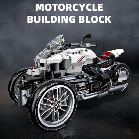 MOC Honda Neo Wing Bike RC Motorcycle Bricks Toy 91024
