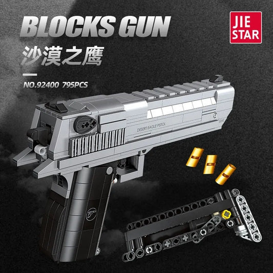 MOC Military Desert Eagle Pistol Gun Bricks Toys 92400