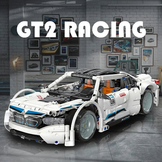 Tech Expert MOC BMW I8 Super Racing Car Bricks Toy 92016