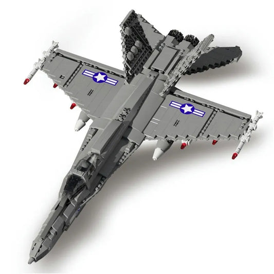 Military Aircraft F-18 Hornet Fighter Jet Bricks Toy