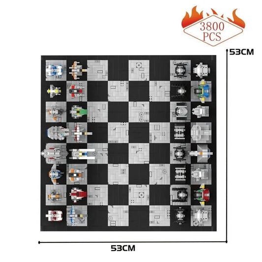 MOC Creator Expert Star Wars Space Chess Board Bricks Toy 671
