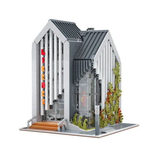 MOC Creator Expert 011001 Modern Library Bricks Toy