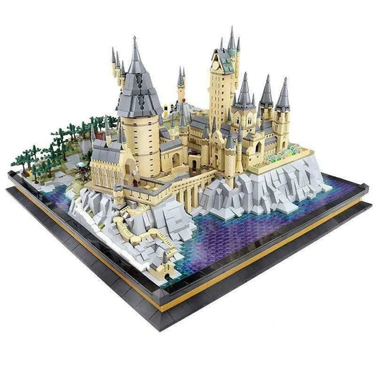 Harry Potter MOC Hogwarts Witchcraft School Bricks Toy