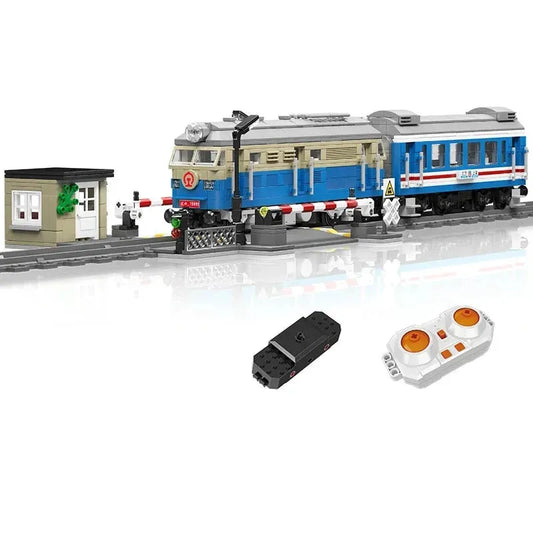 Tech Railway RC DF4B Diesel Train Locomotive Bricks Toy