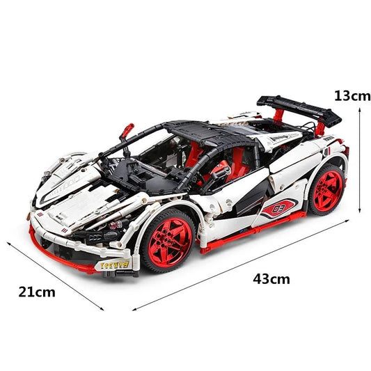 MOC 13067 Motorized RC ICARUS Supercar Racing Car Bricks Toys