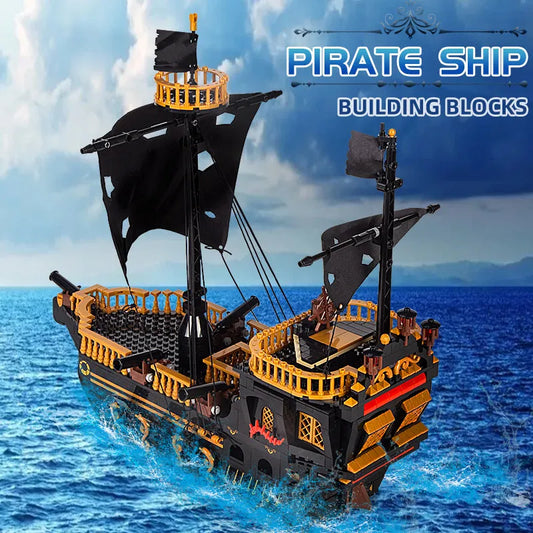 MOC 13083 Pirates Of Caribbean The Seagull Ship Bricks Toy