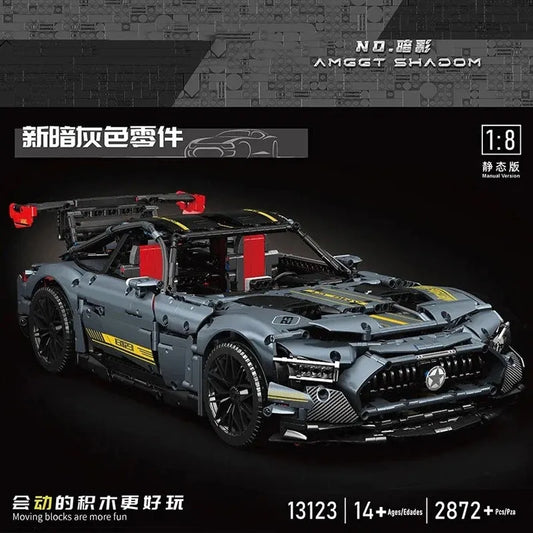 MOC 13123 AMG GTR Shadow Roadster Racing Car Bricks Toys