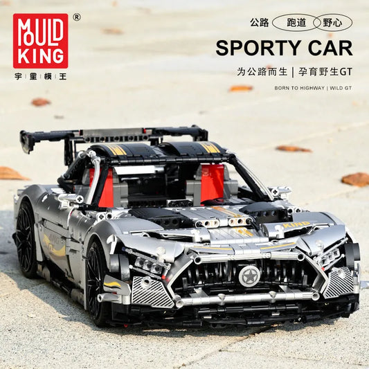 MOC 13126 AMG GTR QUICKSILVER Racing Car Bricks Toys