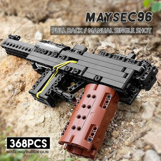 MOC 14011 Military Mauser C96 Pistol Gun Bricks Toys