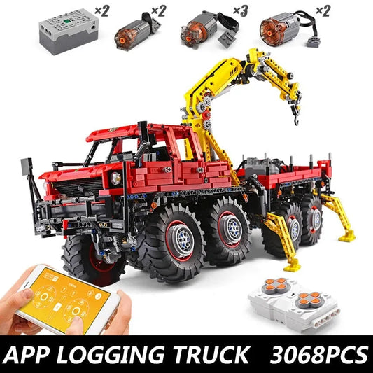 MOC APP Motorized Articulated Off-Road Truck Bricks Toy 13146