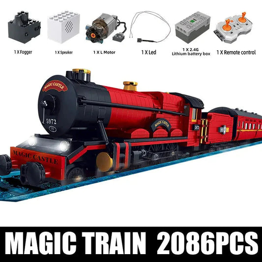 Creator Experts RC Magic Castle Harry Potter Train Bricks Toy