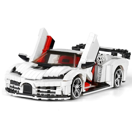MOC Bugatti 110 Special Sport Racing Car Bricks Toys 10004