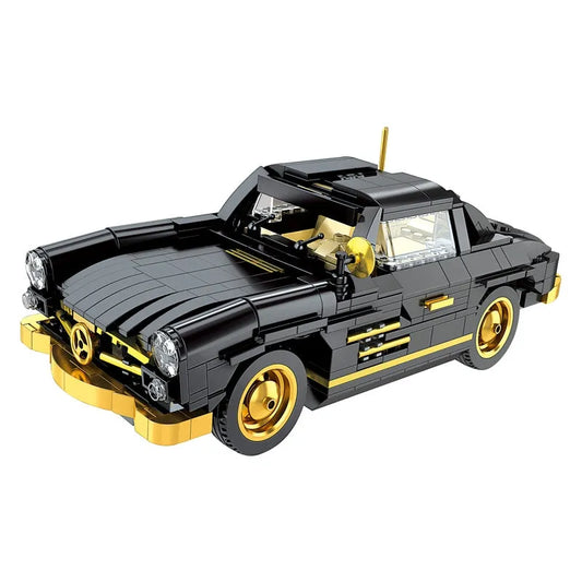MOC Classic Mercedes Benz 300SL Gullwing Sports Car Bricks Toy
