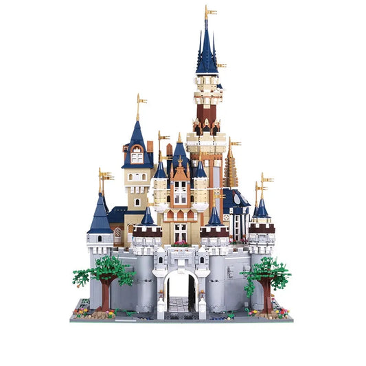 MOC Creative Expert Girl Princess Paradise Castle Bricks Toy