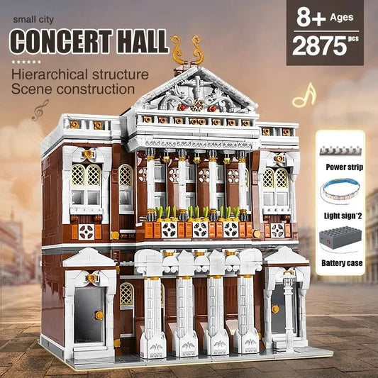 MOC Creator Expert City Concert Hall Bricks Toys 16032