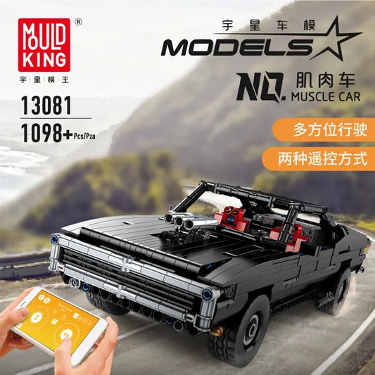 MOC Expert RC Ultimate Muscle Car Vehicle Bricks Toy 13081